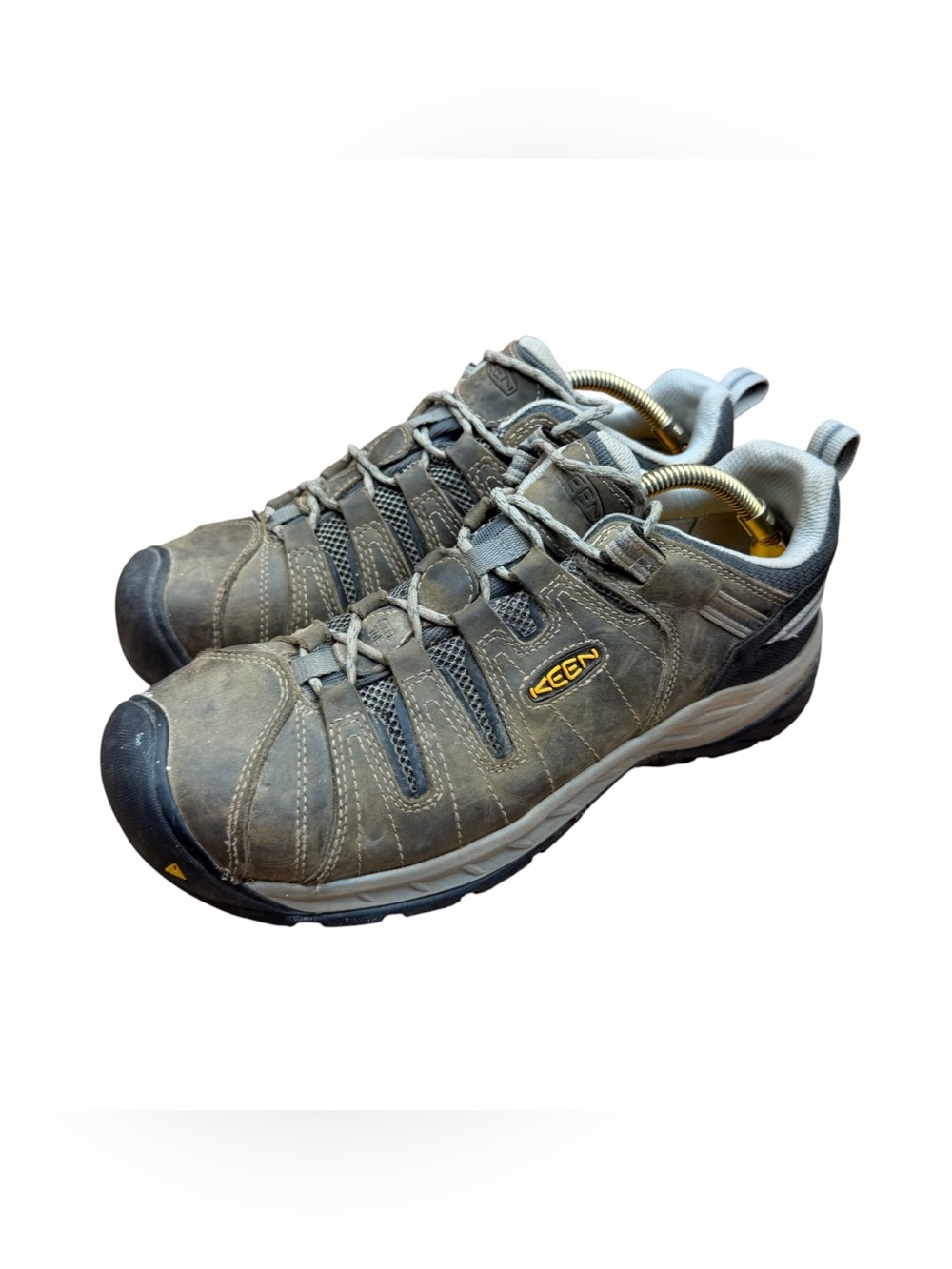 KEEN men size 10.5EEE  Flint II Low Steel Toe Sneaker Work Utility Shoe